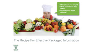 Packaged Information Recipe